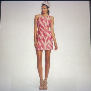 Beautiful dress with cut outs, size 6.